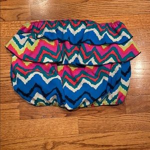 Vintage Havana open back tied tube top